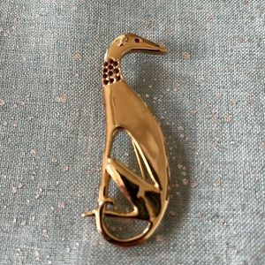 Greyhound brooch costume jewelry
